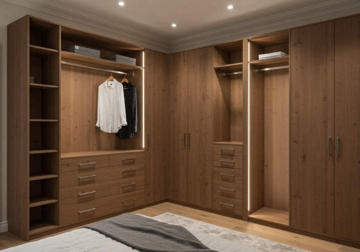 Création et installation de dressings personnalisés et fonctionnels