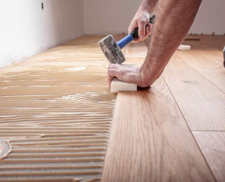 Pose de parquet Bastia
